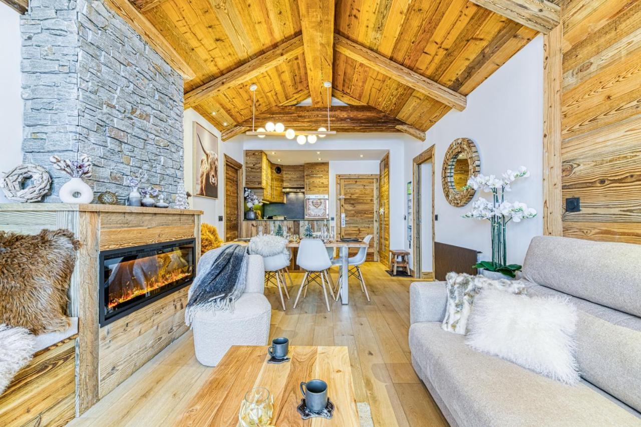 Appartement Style Chalet 5* Vue Mont-Blanc - Arc 1950 Les Arcs  Exterior photo